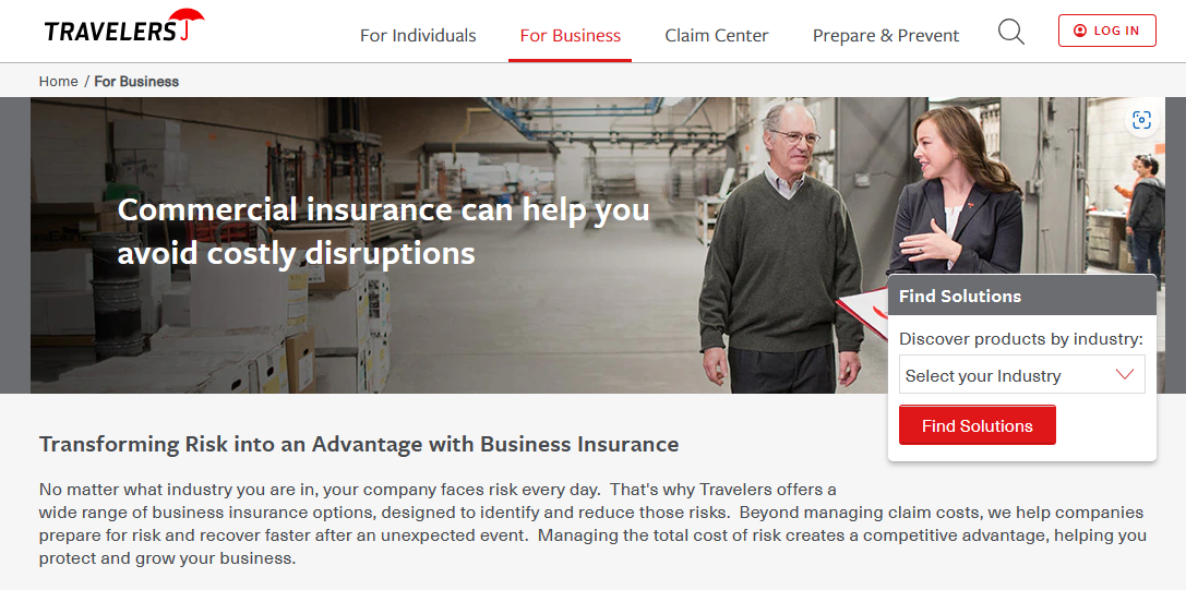 Business Insurance Levantam | Travelers Insurance