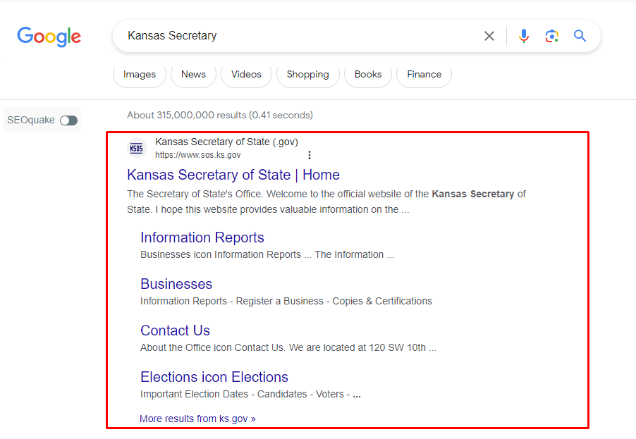 Kansas Secretary Of State Business Search | Visit the Website